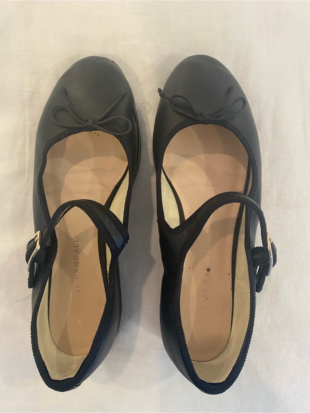 Loeffler Randall Leah Leather Platform Mary Janes